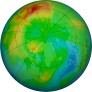 Arctic ozone map for 2024-12-15